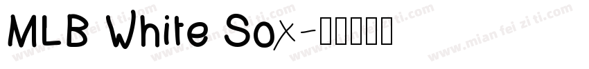 MLB White Sox字体转换